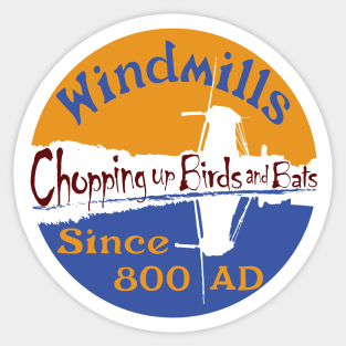 Windmills Sticker